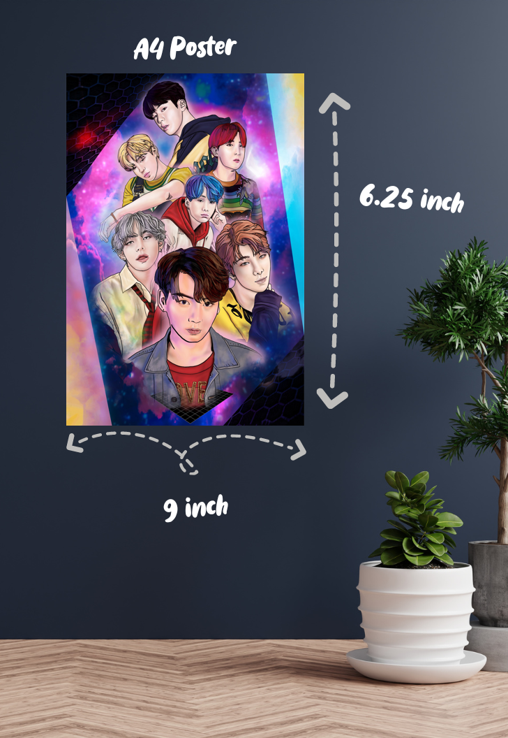 Harmony in Motion | BTS | Kpop Poster