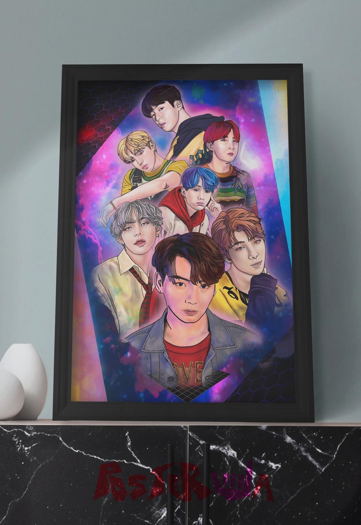 Harmony in Motion | BTS | Kpop Poster