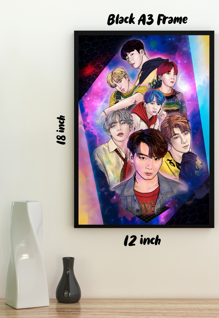 Harmony in Motion | BTS | Kpop Poster