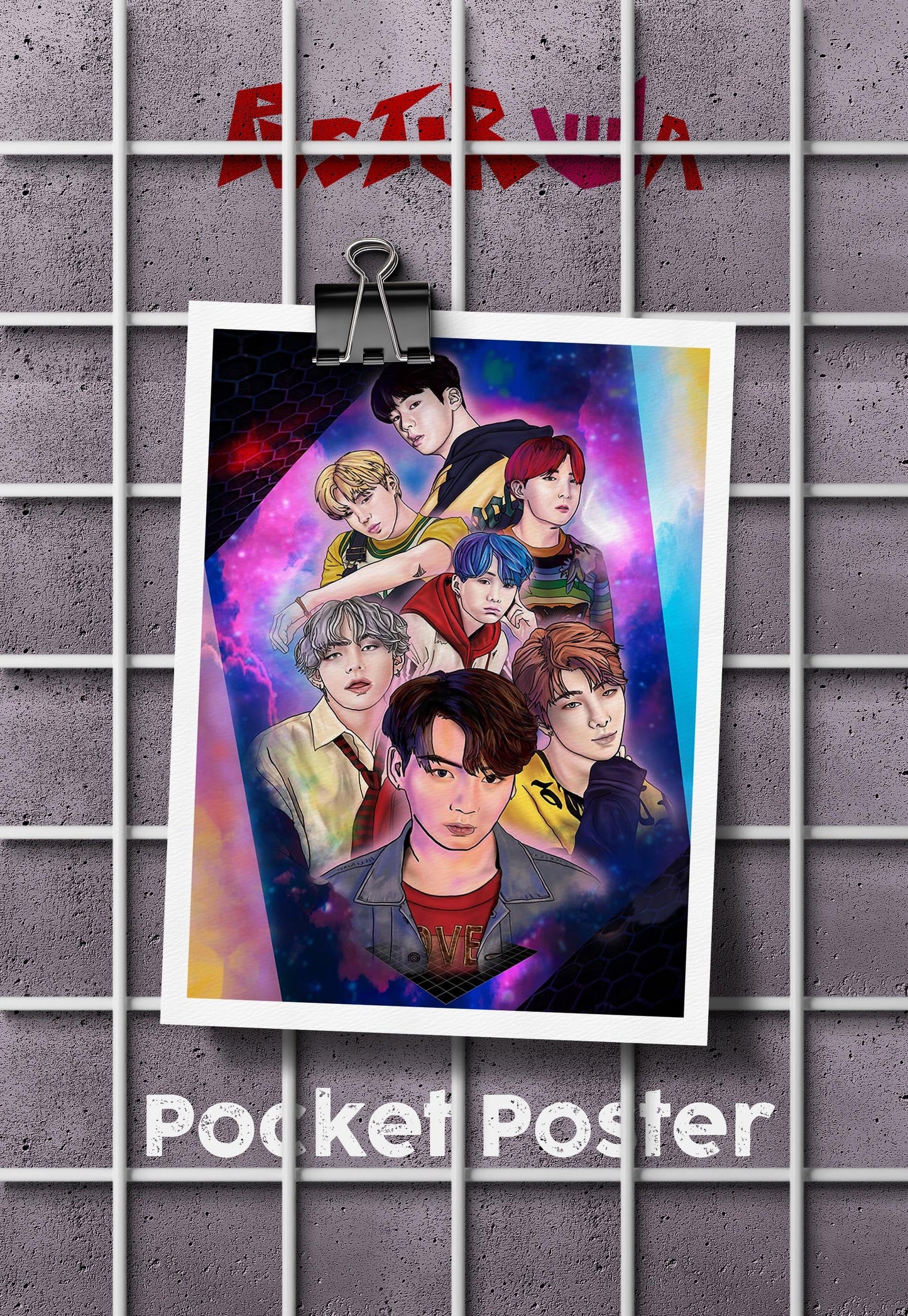 Harmony in Motion | BTS | Kpop Poster