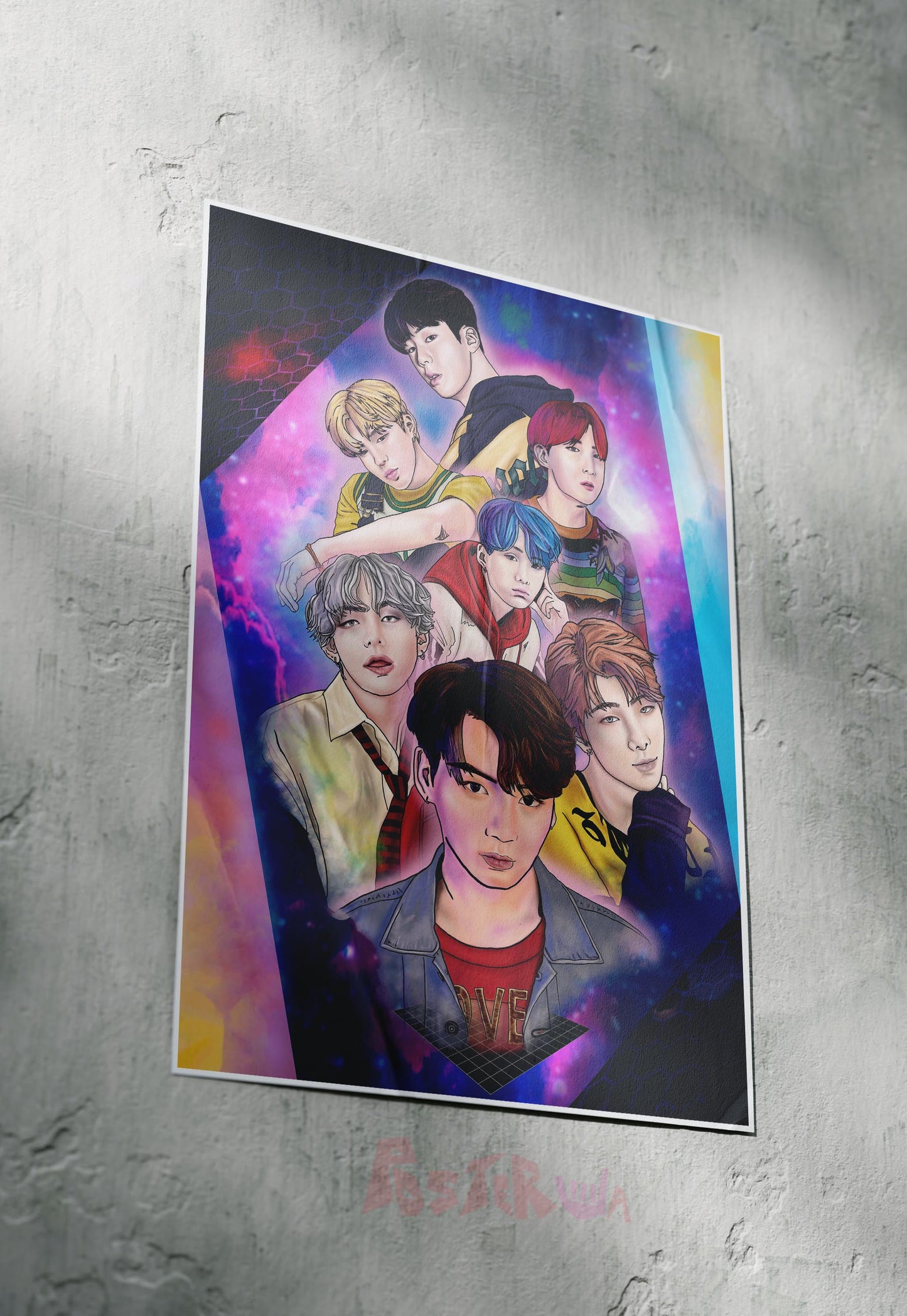 Harmony in Motion | BTS | Kpop Poster