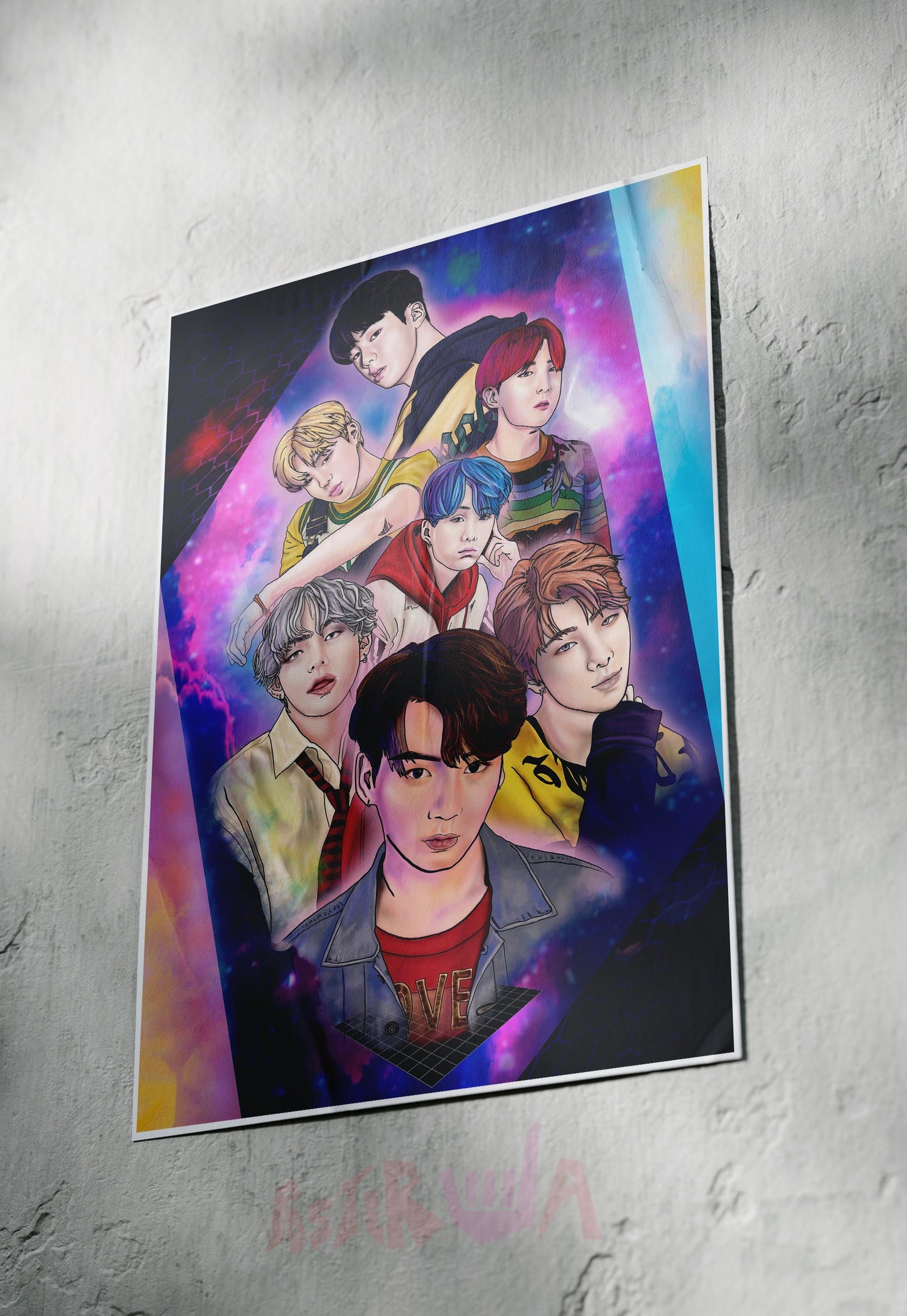 Harmony in Motion | BTS | Kpop Poster