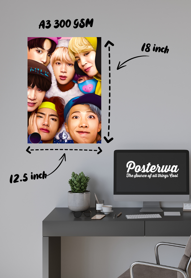 Chart-Topping Phenomenon | BTS | Kpop Poster