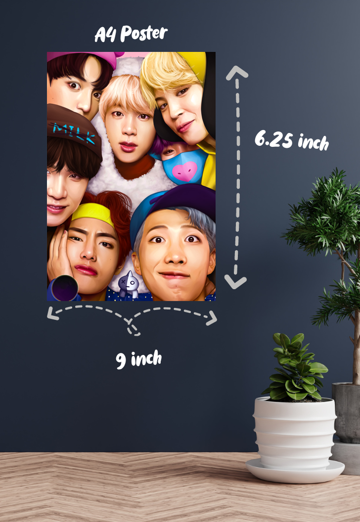 Chart-Topping Phenomenon | BTS | Kpop Poster