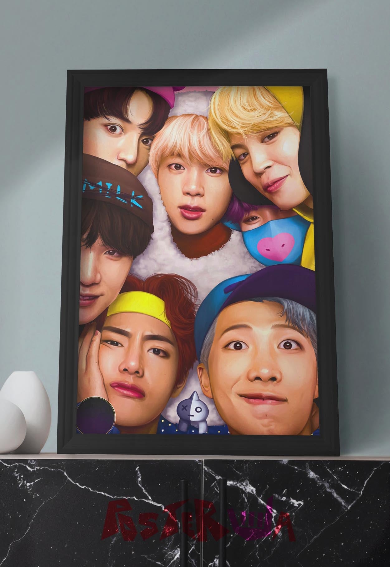 Chart-Topping Phenomenon | BTS | Kpop Poster