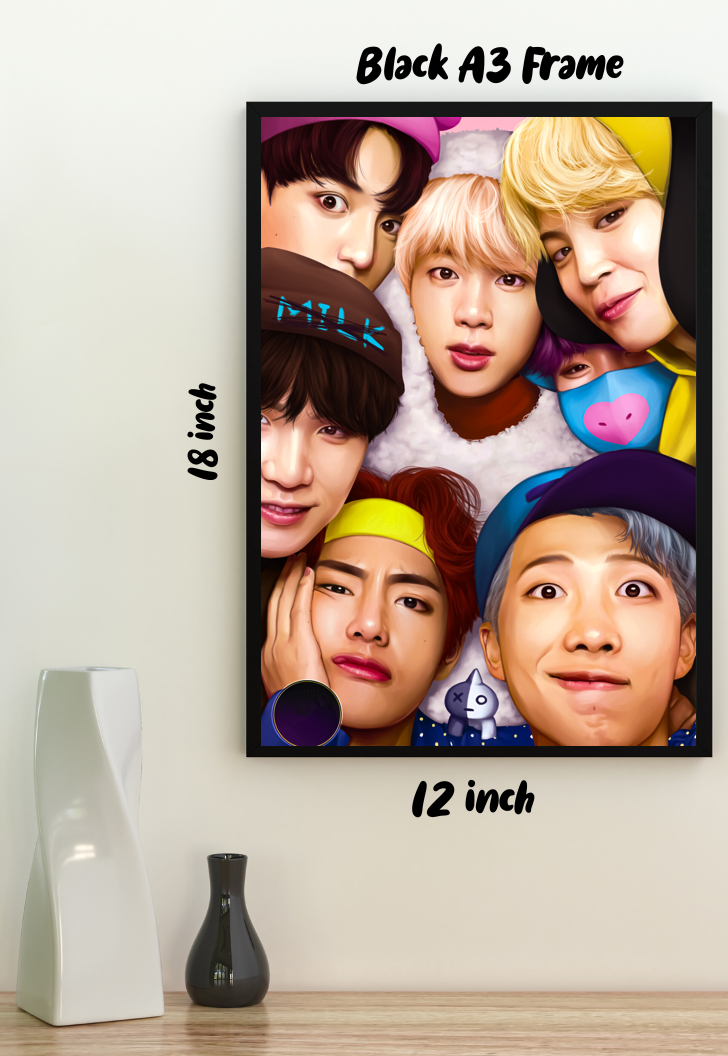 Chart-Topping Phenomenon | BTS | Kpop Poster