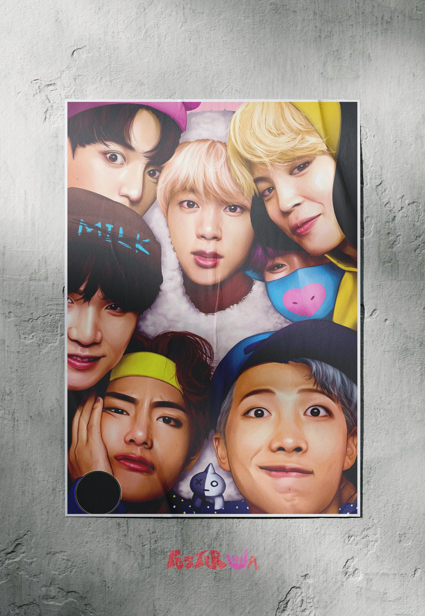 Chart-Topping Phenomenon | BTS | Kpop Poster
