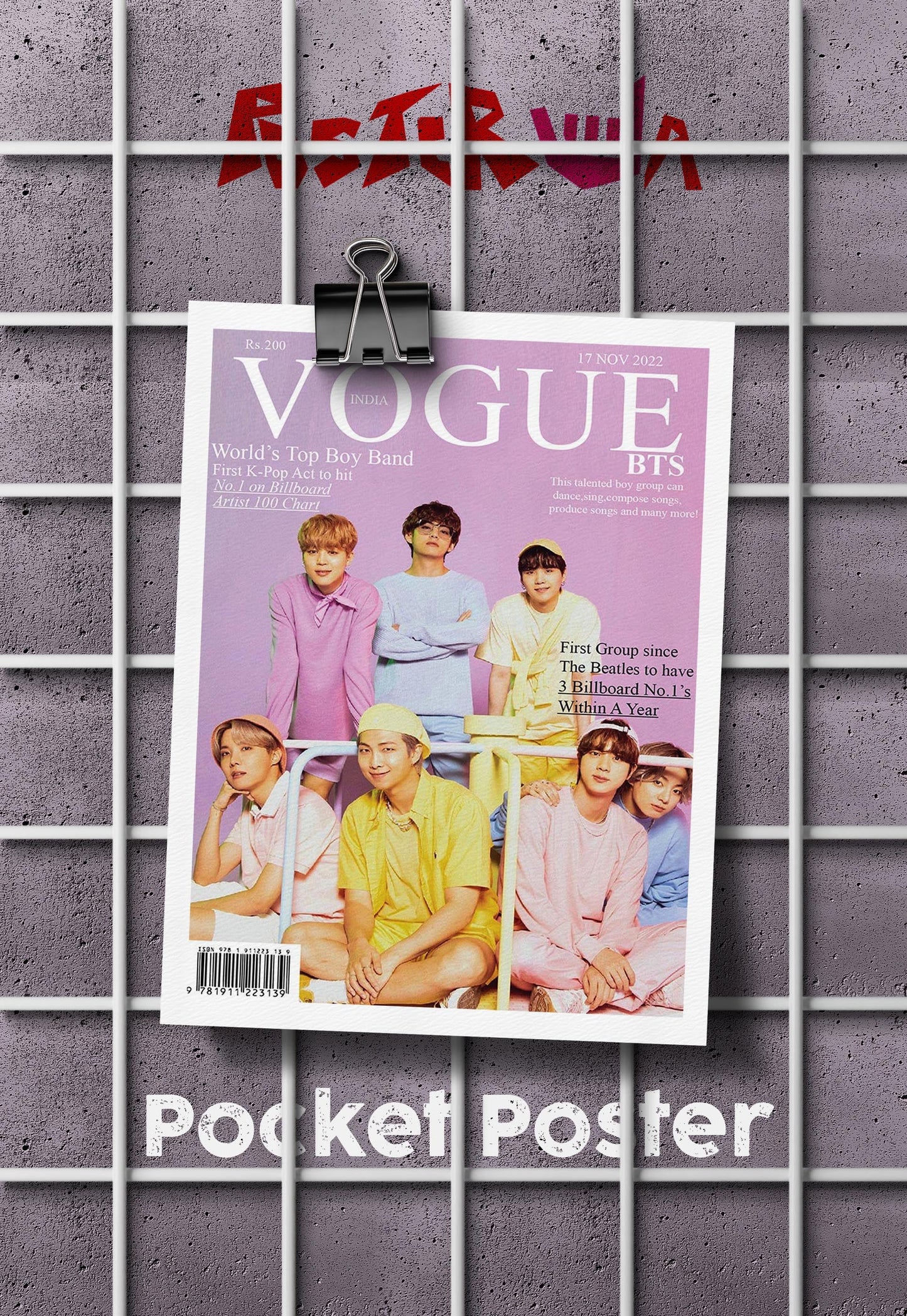 Fashion Icons | BTS | Kpop Poster