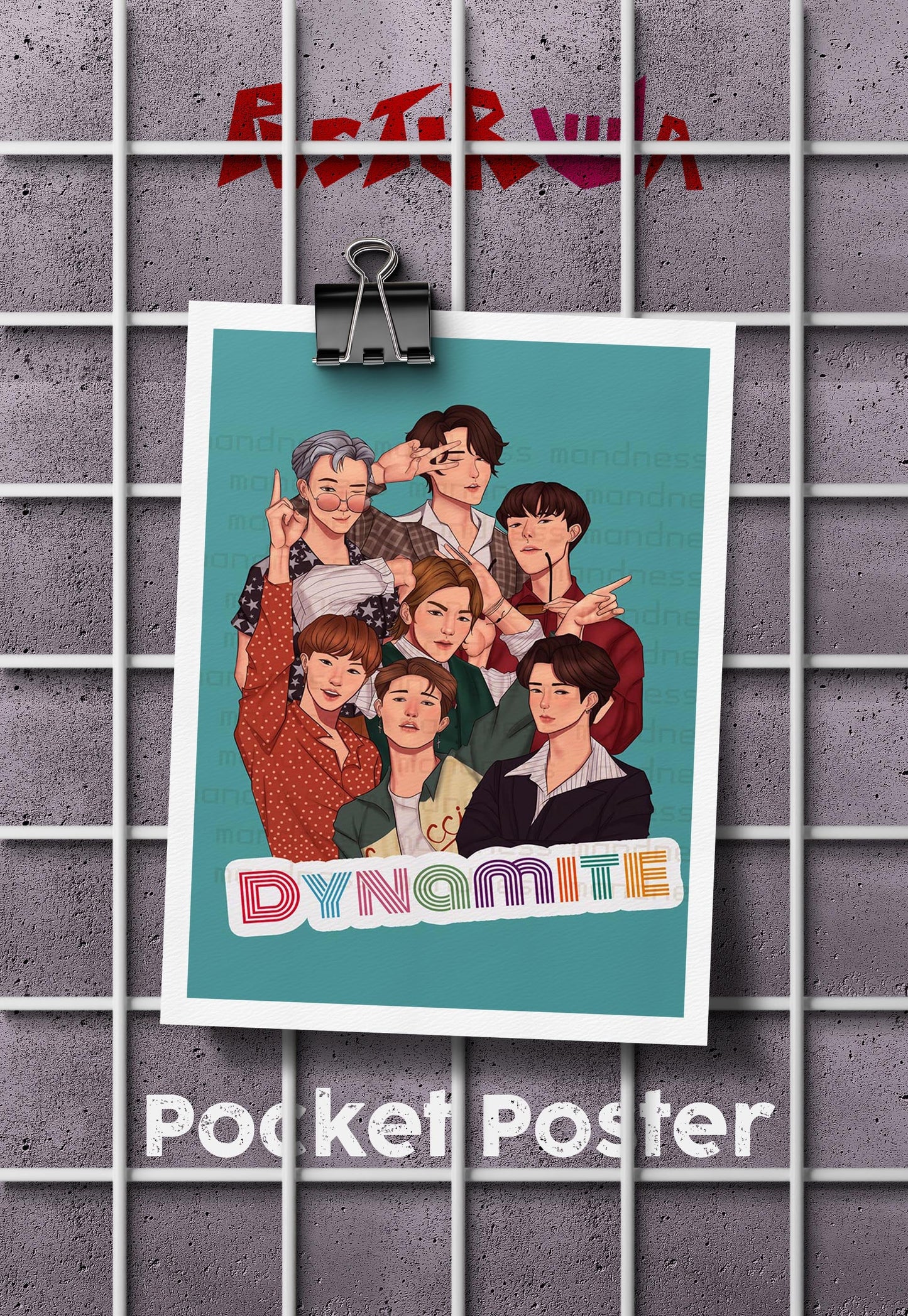 Explosive Groove | BTS | Kpop Poster