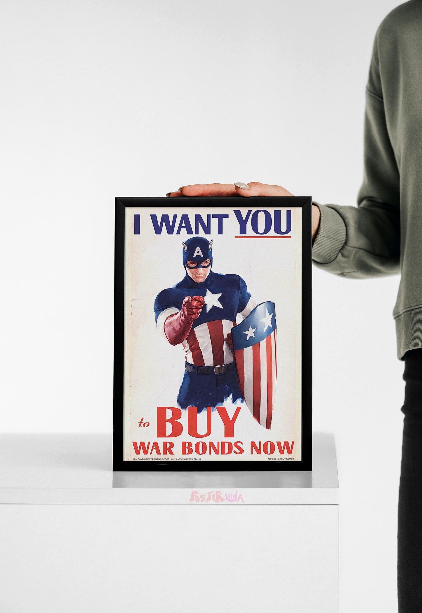 Invest in Victory | Captain America | Marvel Poster