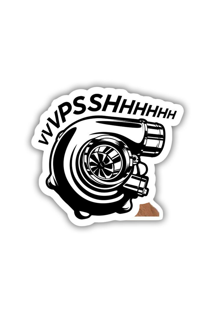 Turbo Charger machine Sticker