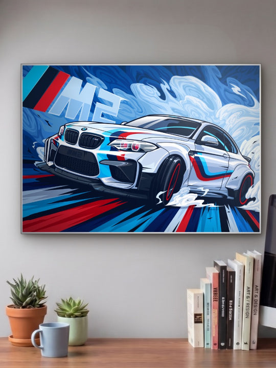 BMW M2 Car Poster