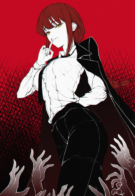 Makima Chainsaw Man Poster