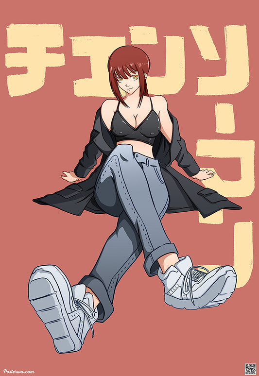 Makima Street Style Poster