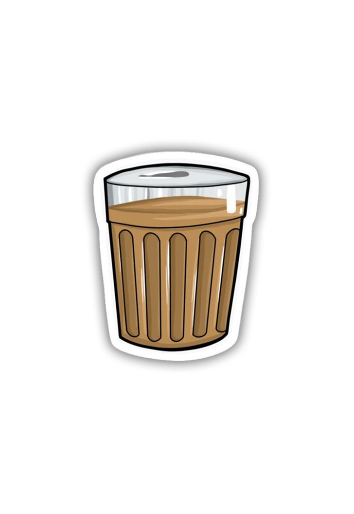 Glass Coffee Sticker
