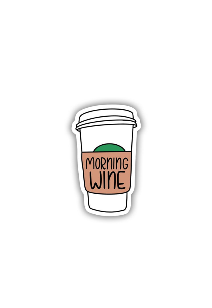 Morning Wine Sticker