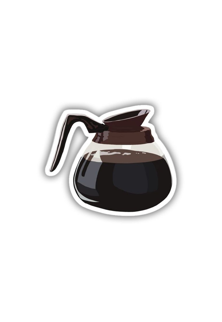Pot Coffee Sticker