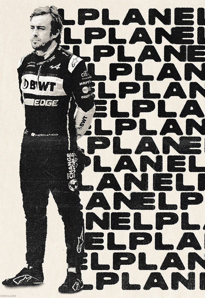 Fernando Alonso | Speed and Passion | F1 Poster