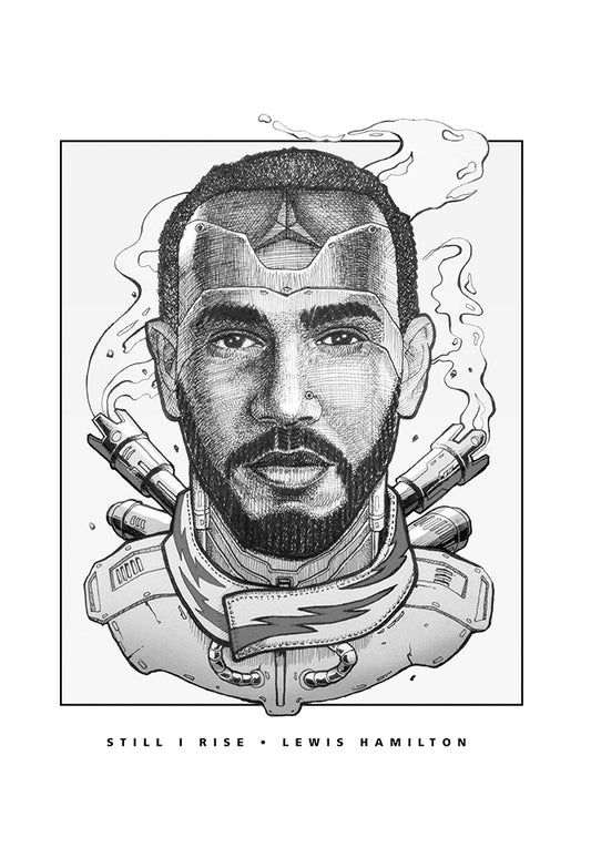 Lewis Hamilton - Rise and Shine Poster