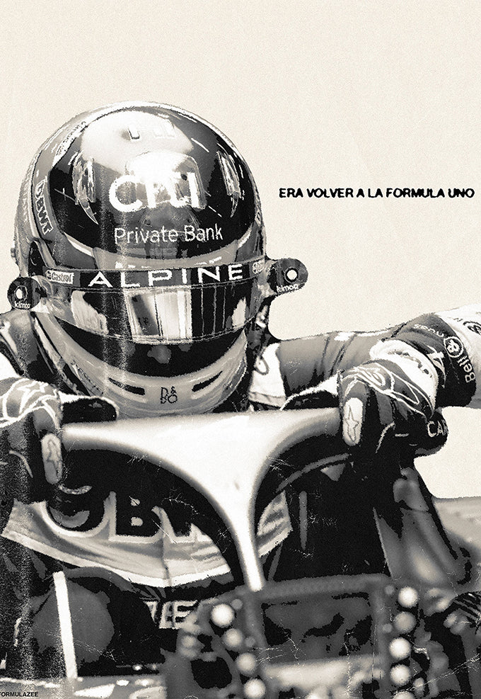 El Nano: The Matador of Speed | Fernando Alonso | F1 Poster