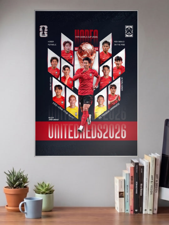 Road to Glory | South Korea National Team | Football Poster