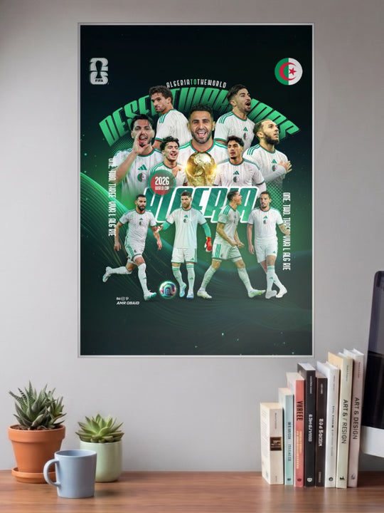 World Cup Dream | Algeria National Team | Football Poster