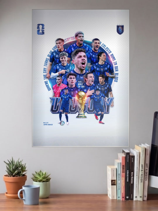 Glory Chasers | Uruguay National Team | Football Poster