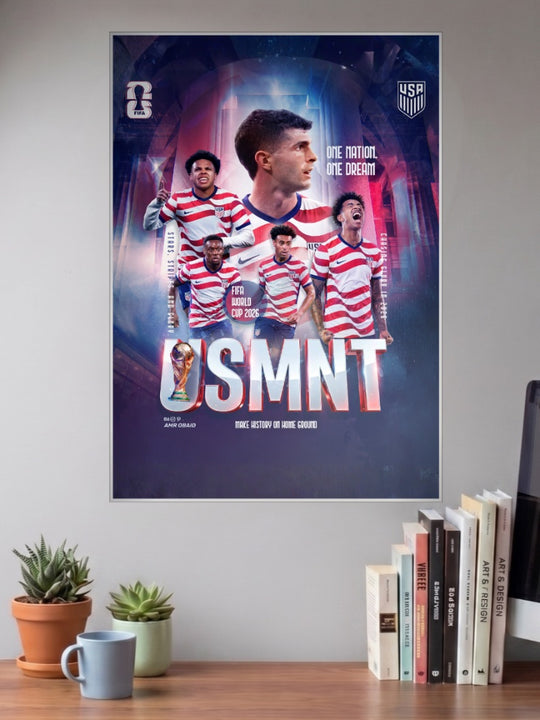 National Heroes | USA Mens National Team | Football Poster
