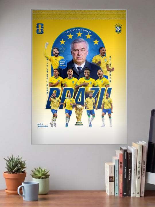 Football Royalty | Brazil National Team | Football Poster