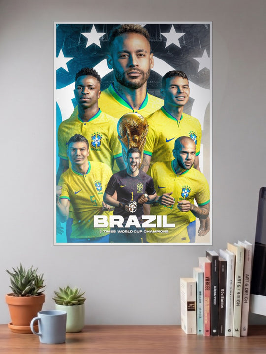 Football Icon | Brazil National Team | Football Poster