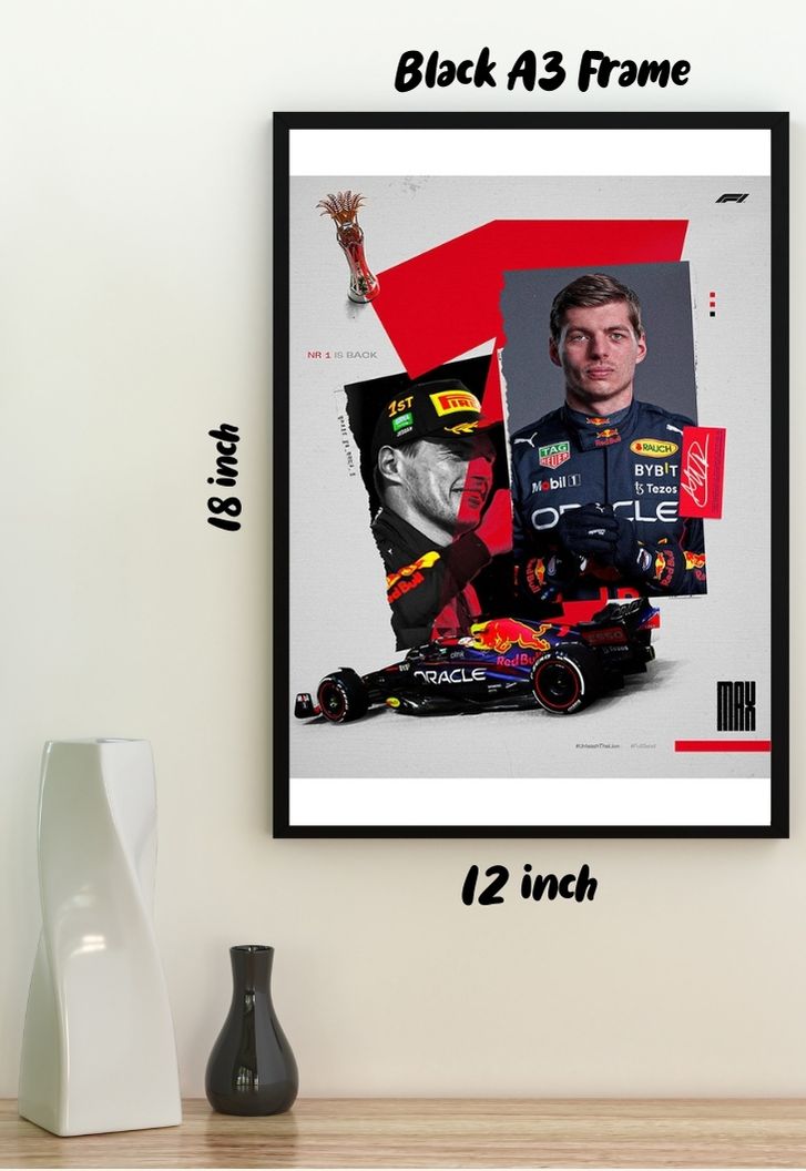 Red bull : Max Verstappen | Unstoppable Force | F1 Poster