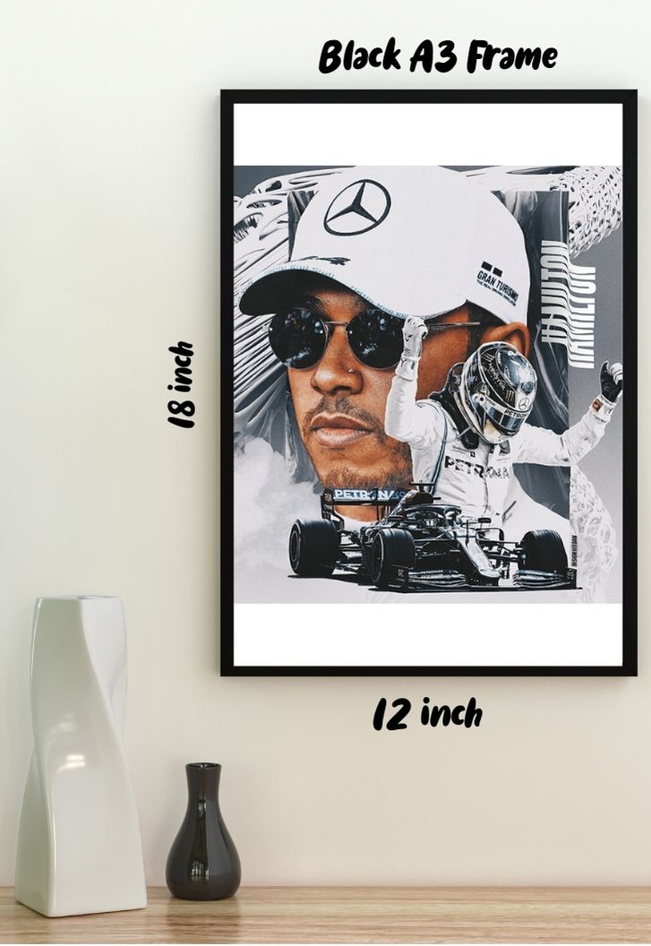 Mercedes Benz : Lewis Hamilton Poster