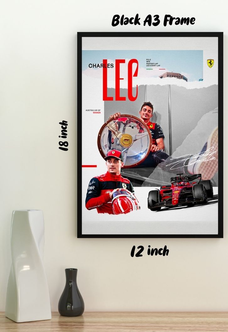 Ferrari : Charles Leclerc Poster