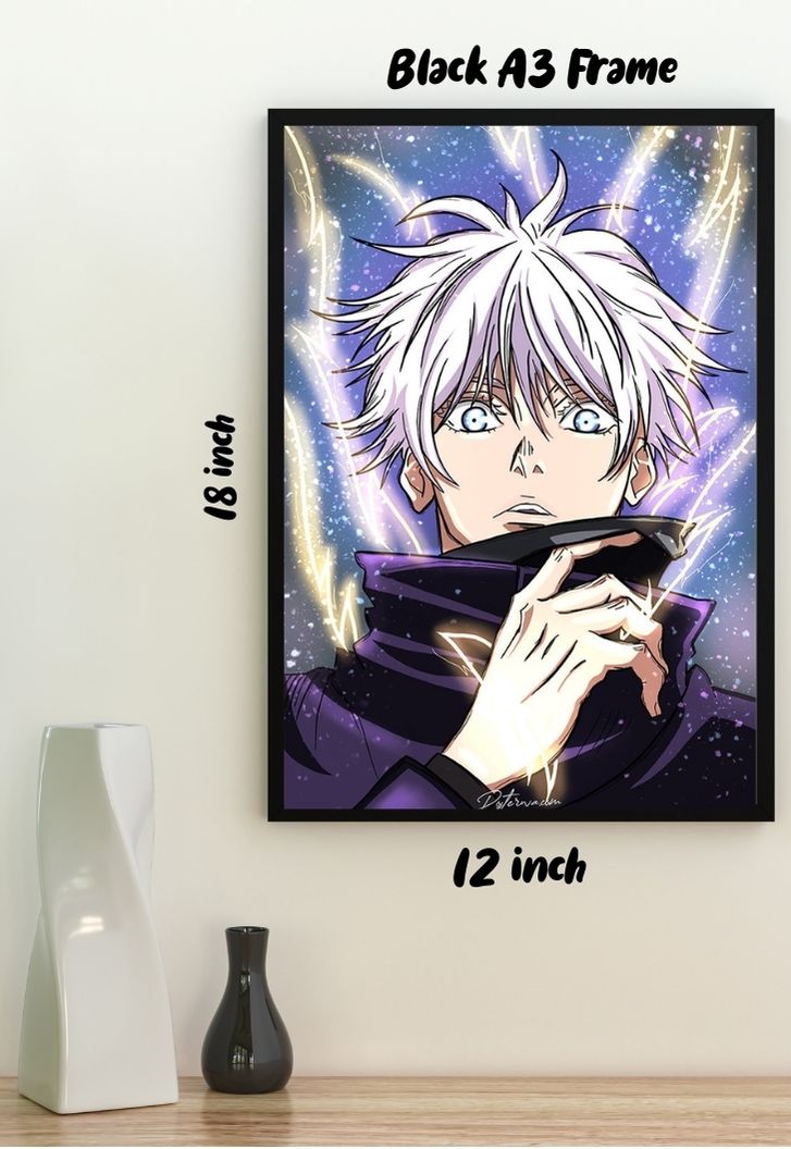 Satoru Domain Expansion Poster
