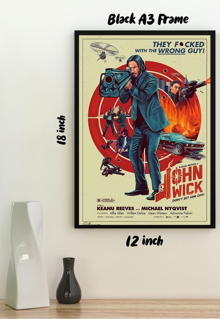 John wick Title Card Poster