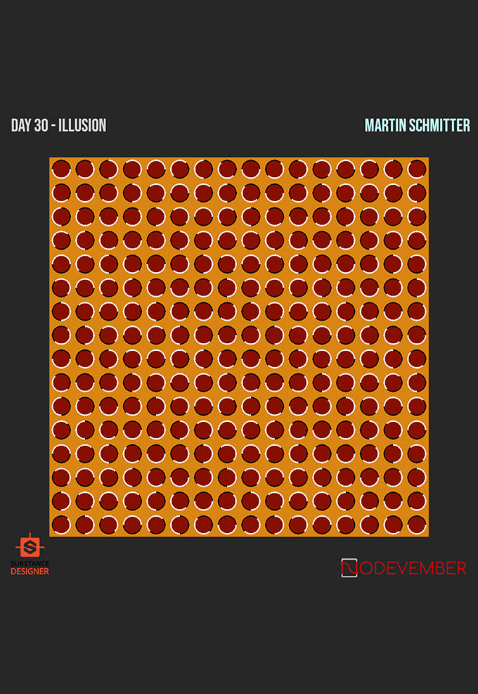 Dot Illusion Poster