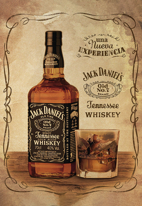 Jack Daniel Abstract Poster