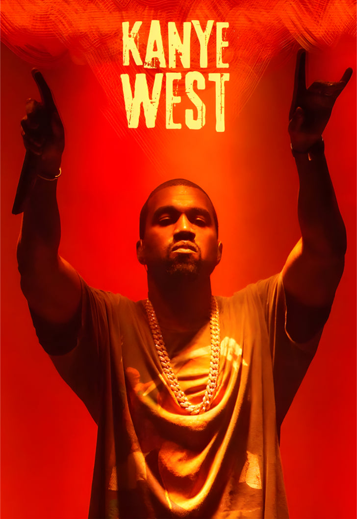 Hip Hop Legend Kanye West Poster