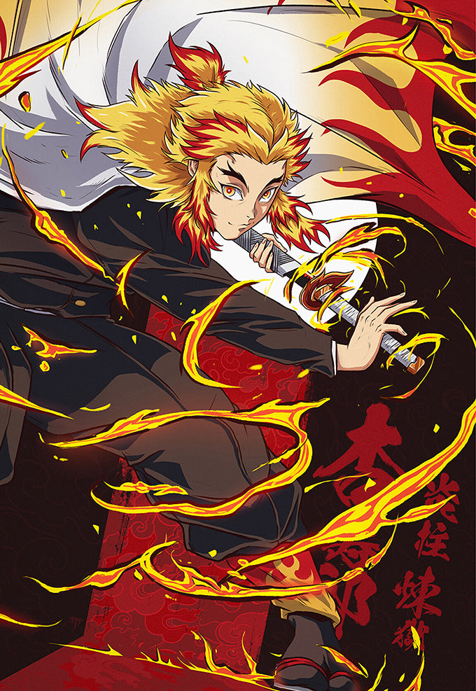 Rengoku Flame of the Hashira Poster