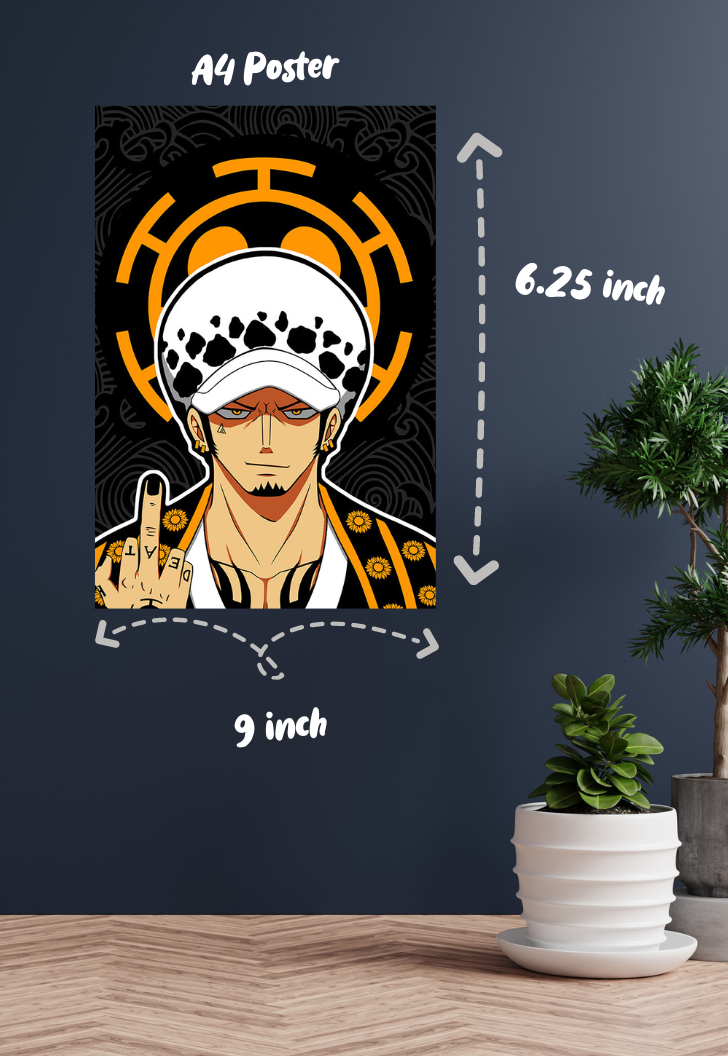 Trafalgar D Water Law Poster