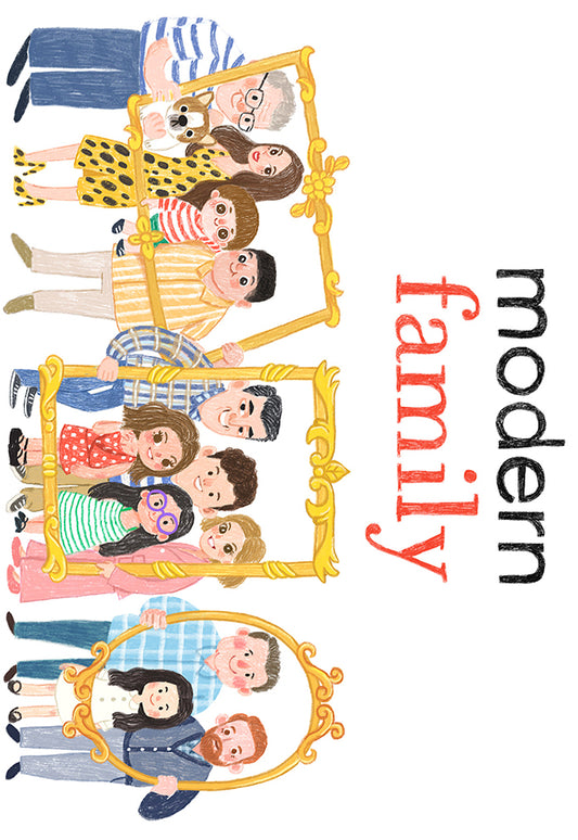 Modern Family Landscape Poster