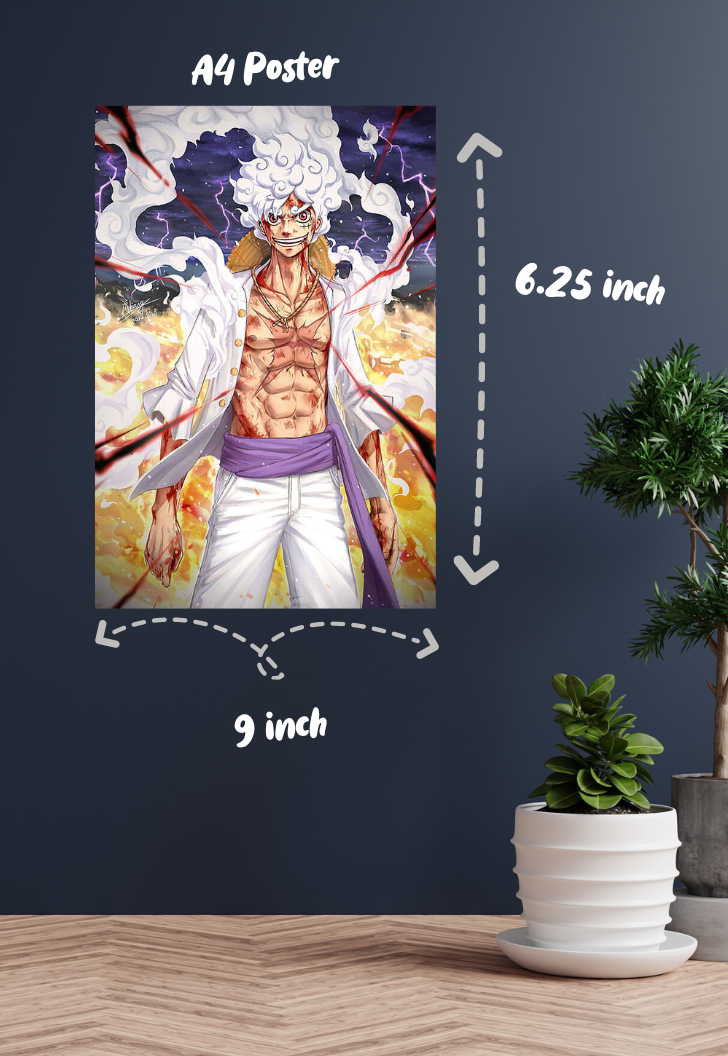 Luffy Gear Five | One Piece | Anime Poster