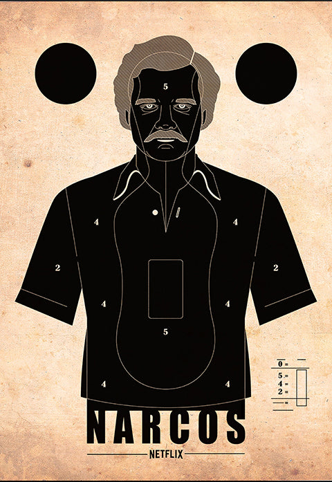 Narcos Monochrome Poster