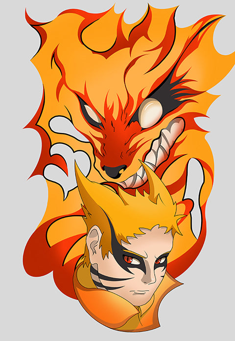 Ninja and Kitsune Poster