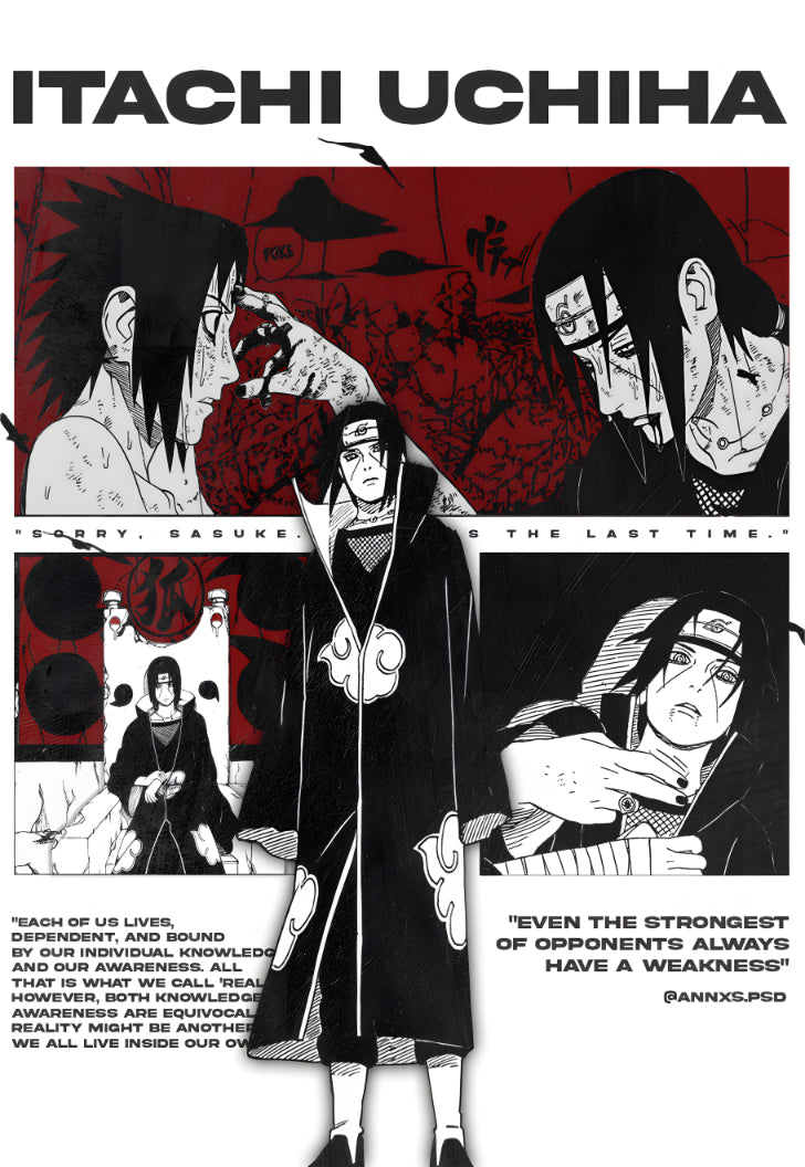 Itachi x Sasuke | Naruto | Anime Poster