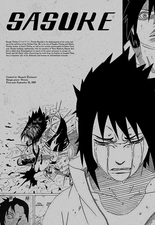 Redemption From Darkness | Sasuke | Anime Poster