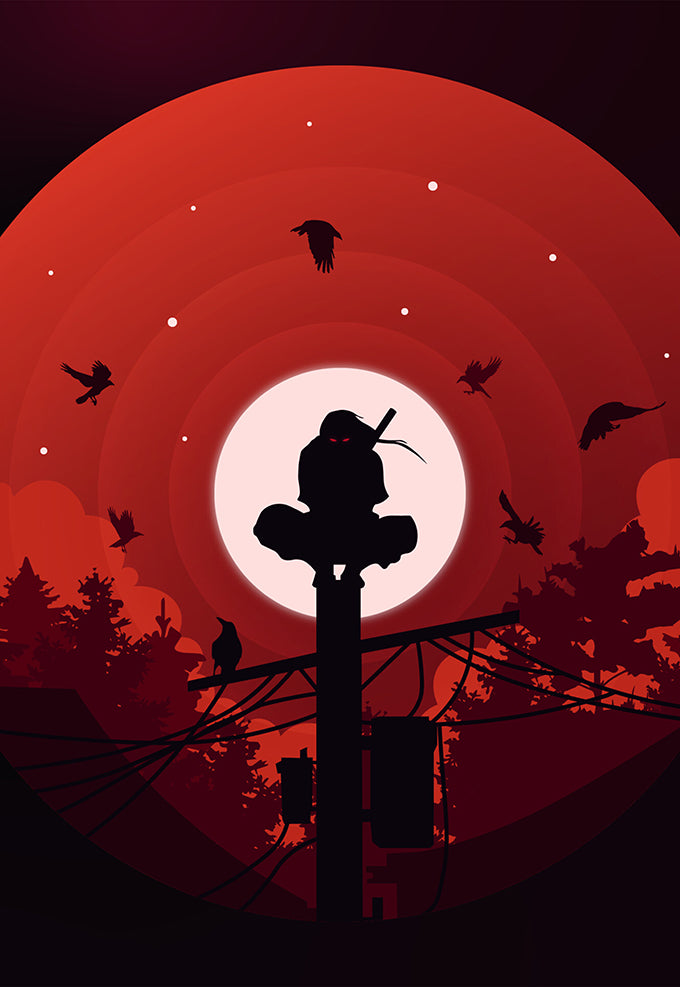 Itachi Uchiha Stance Poster