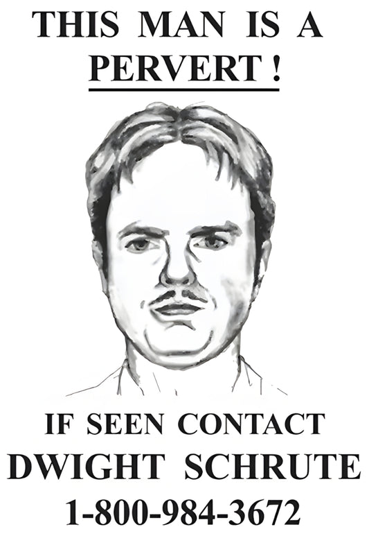 This Man Is A Pervert Poster