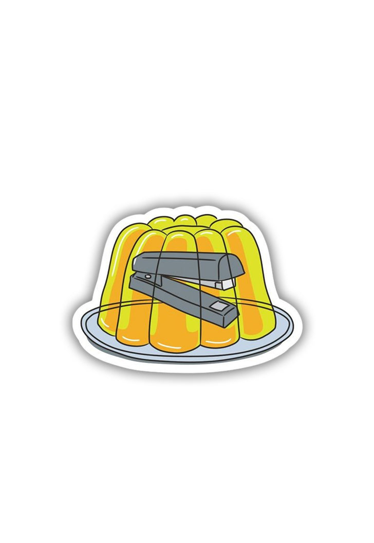 “Stapler in Jello Mold” Sticker