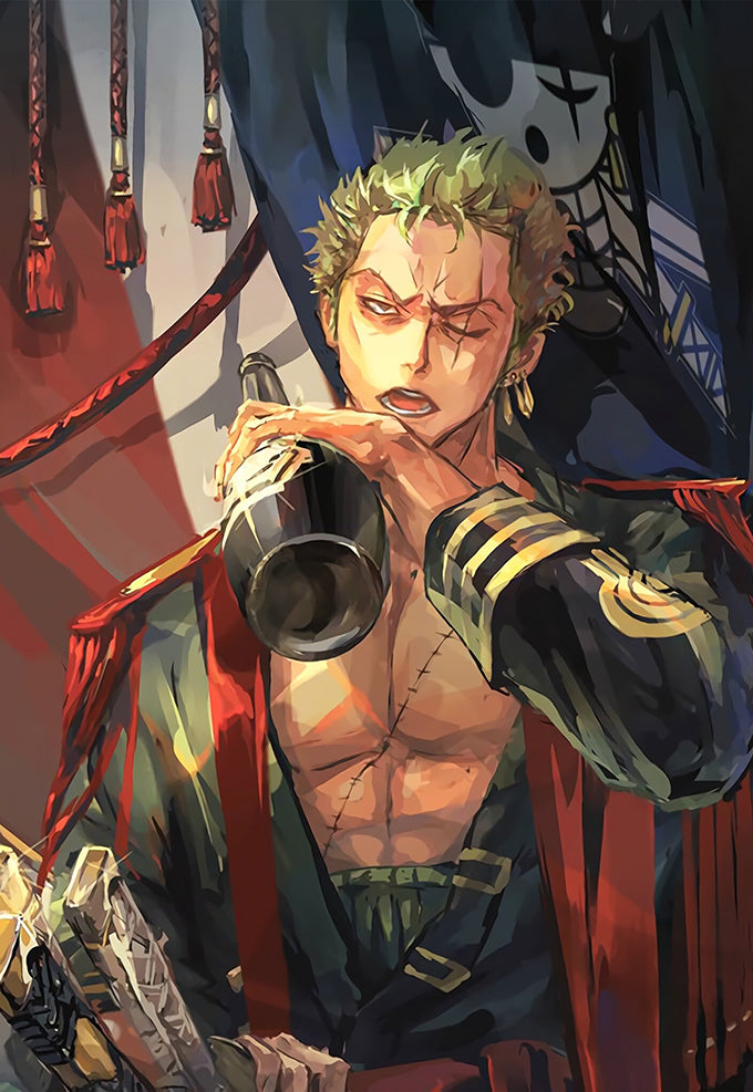 The Green Demon Zoro | One Piece | Anime Poster